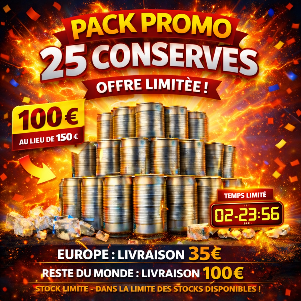 🔥25 Random Food Cans Promo Pack – Limited Offer🔥